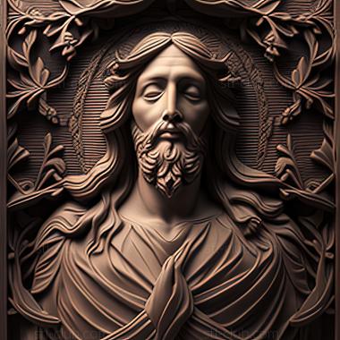 3D model st jesus (STL)